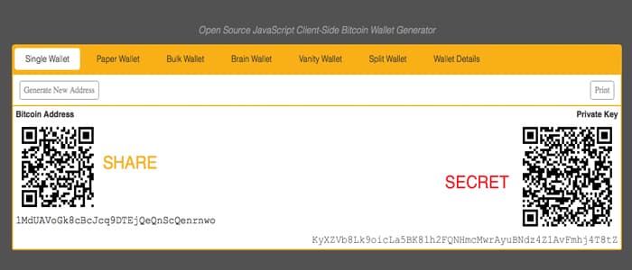Digital Asset Management - How to store Cryptocurrencies secured and protected 3 Paper Wallet